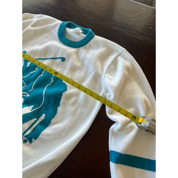 Carmel Vintage Golf sweater - made in British Hong Kong NWOT - Picture 5 of 8